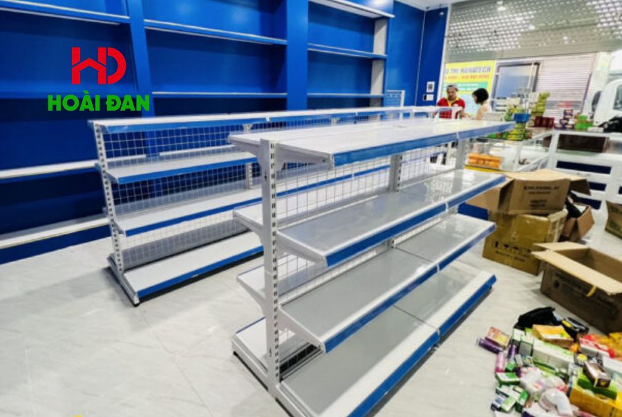 Dự án kệ siêu thị nhà thuốc Thùy Trang